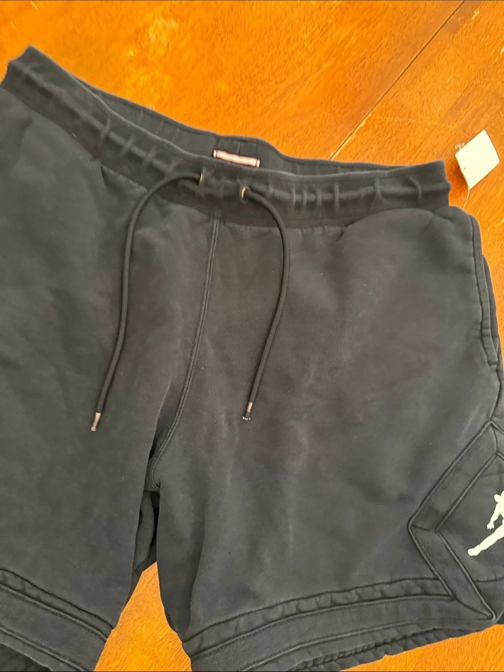 Jordan Black Shorts with White Jumpman Logos xl